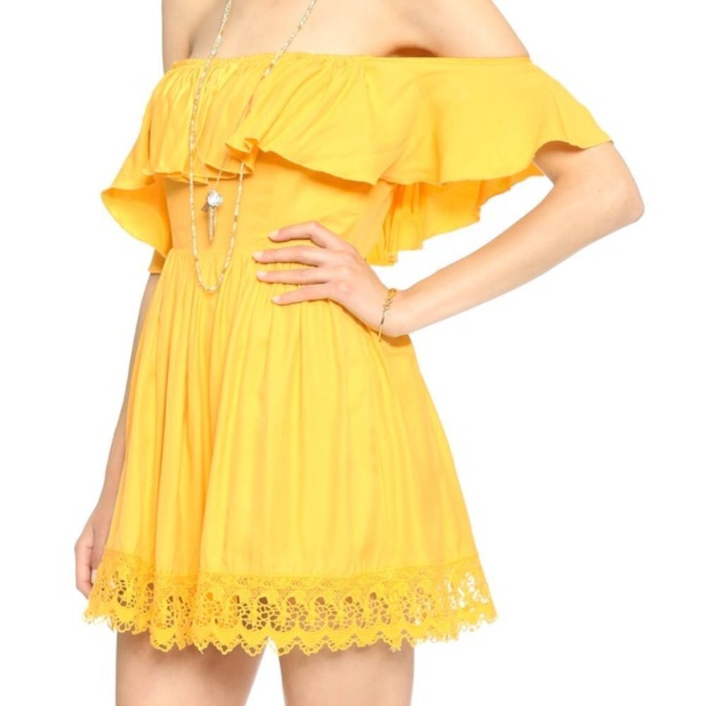 Lovers + Friends "Dream Vacay" Off Shoulder Dress - Picture 4 of 4